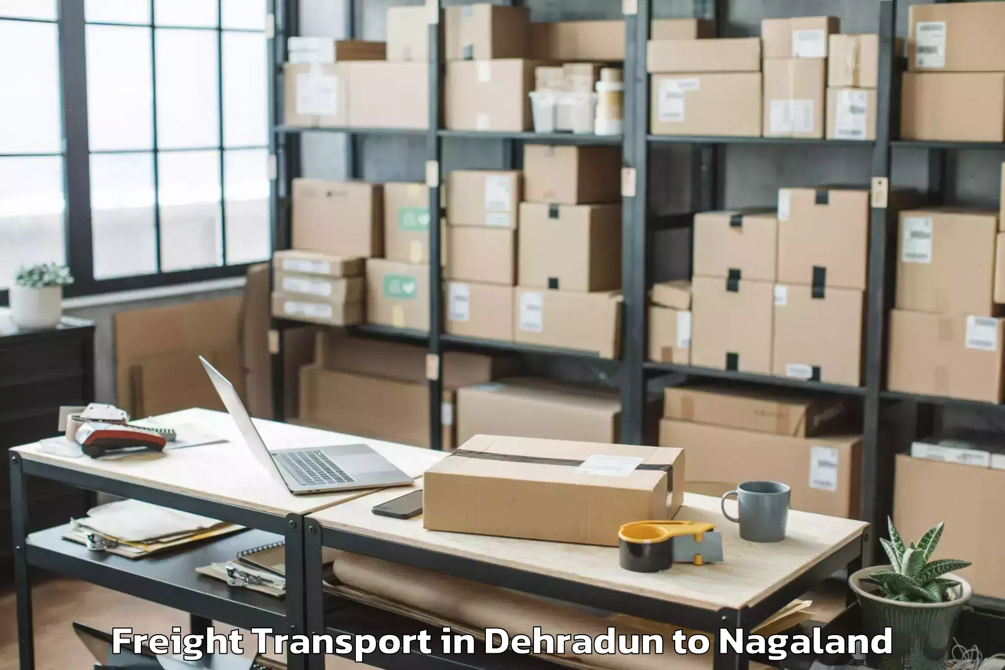 Trusted Dehradun to Pughoboto Freight Transport